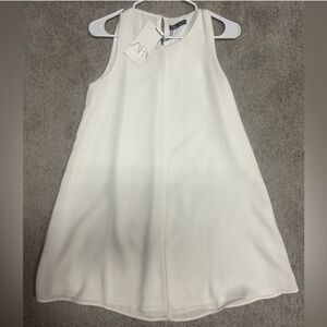 Zara White Sleeveless Dress